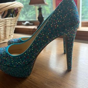 NEVER WORN Gianni Bini Cupcake platform high heeled shoes
